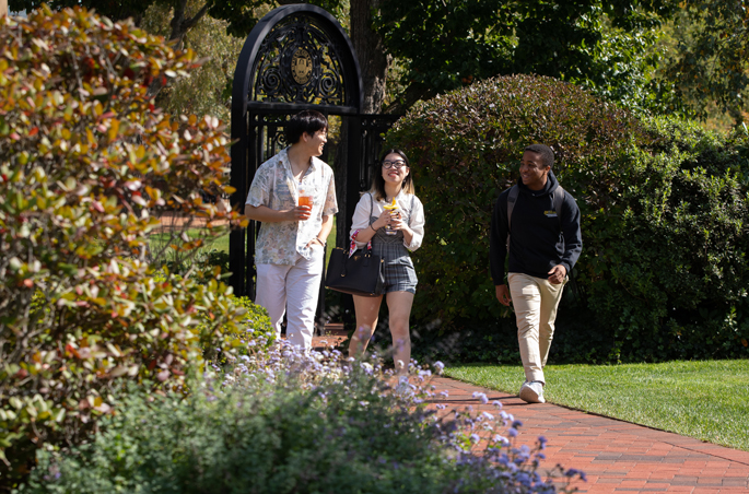 The Bryant Archway is an iconic feature and the heart of campus.